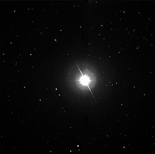 Altair, a star spinning so fast its mid-section is stretched out has been directly measured by an ultra-high-resolution NASA telescope system on Palomar Mountain near San Diego.
