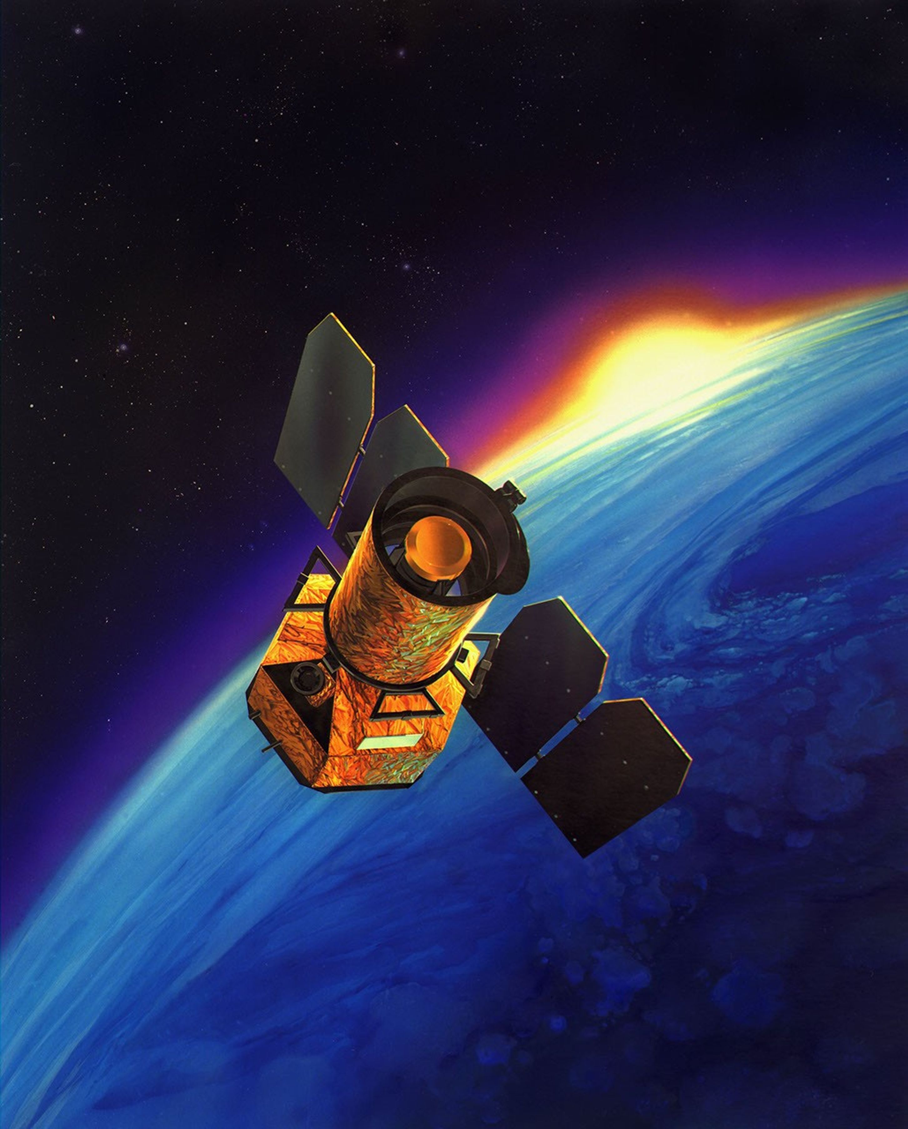 
			Artist's Concept of Galaxy Evolution Explorer - NASA Science			