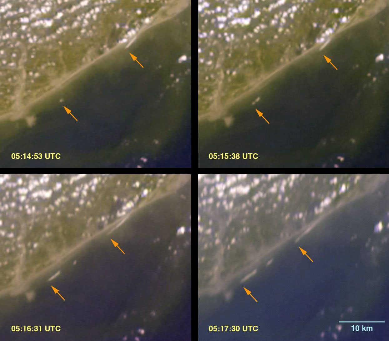 On 26 December 2004, a magnitude 9.0 earthquake occurred off the west coast of Sumatra, Indonesia. These views were acquired by NASA's Terra spacecraft.