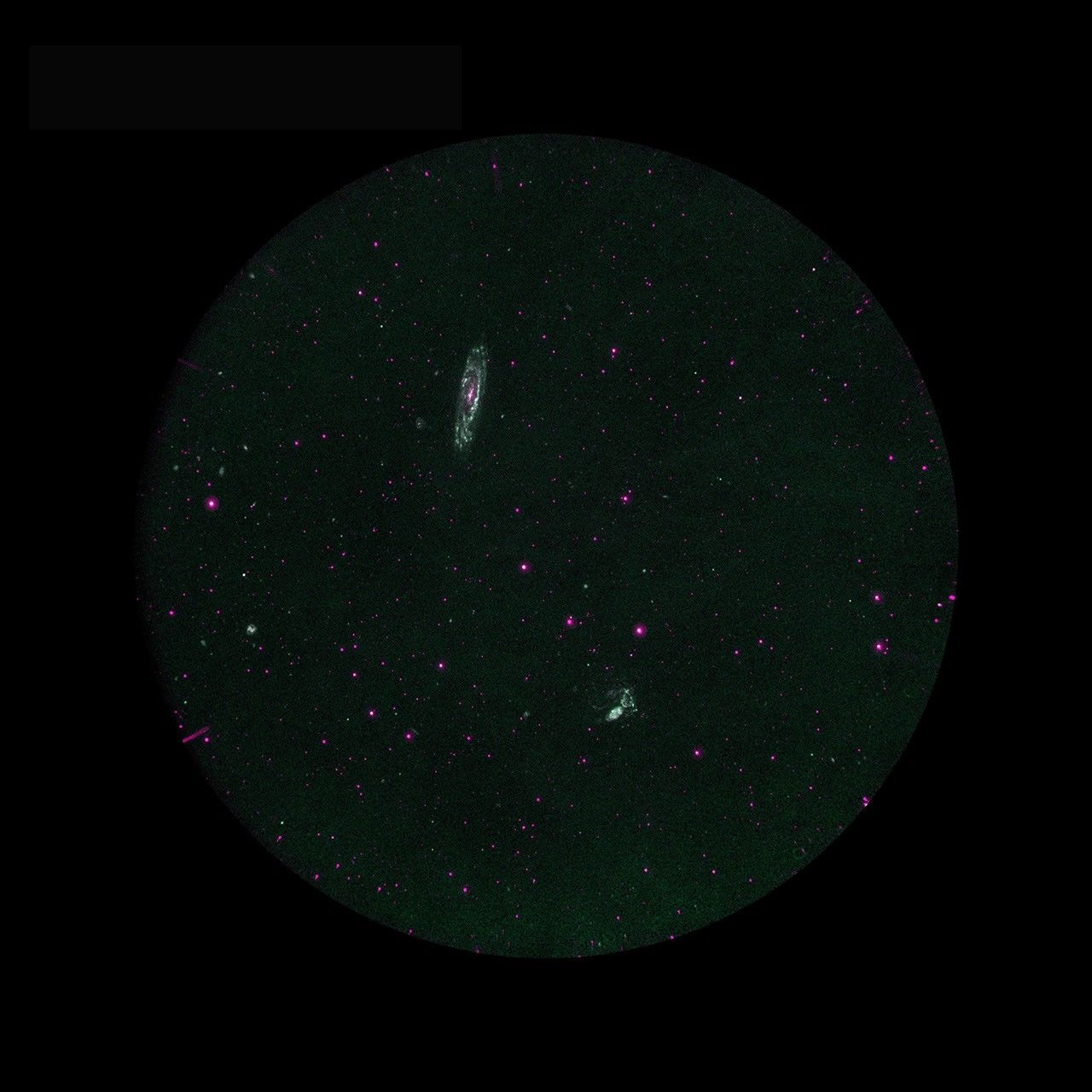 quintetページ Stephan's Quintet wide field with NGC7331 - Sketching
