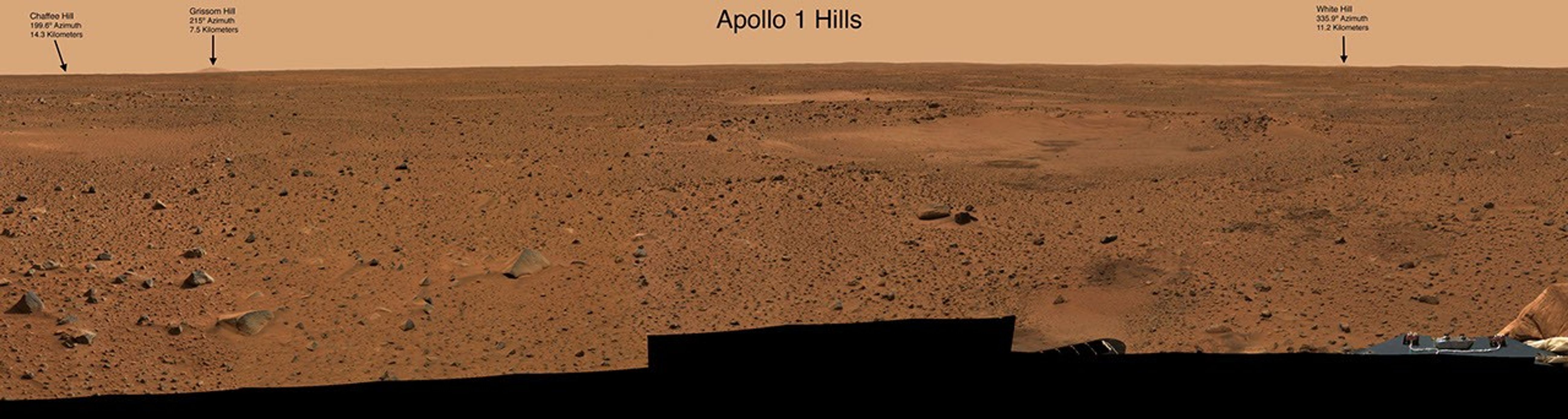 
			NASA Dedicates Martian Landmarks To Apollo 1 Crew - NASA Science			
