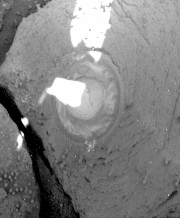 NASA's Mars Exploration Rover Opportunity broke its own record for the deepest hole ground into a rock on another planet with a 7.2-millimeter (about 0.28-inch) grind on the rock 'Pilbara,' on the rover's 86th sol on Mars.