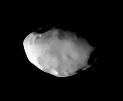 A Closer Look at Telesto (Monochrome) - NASA Science