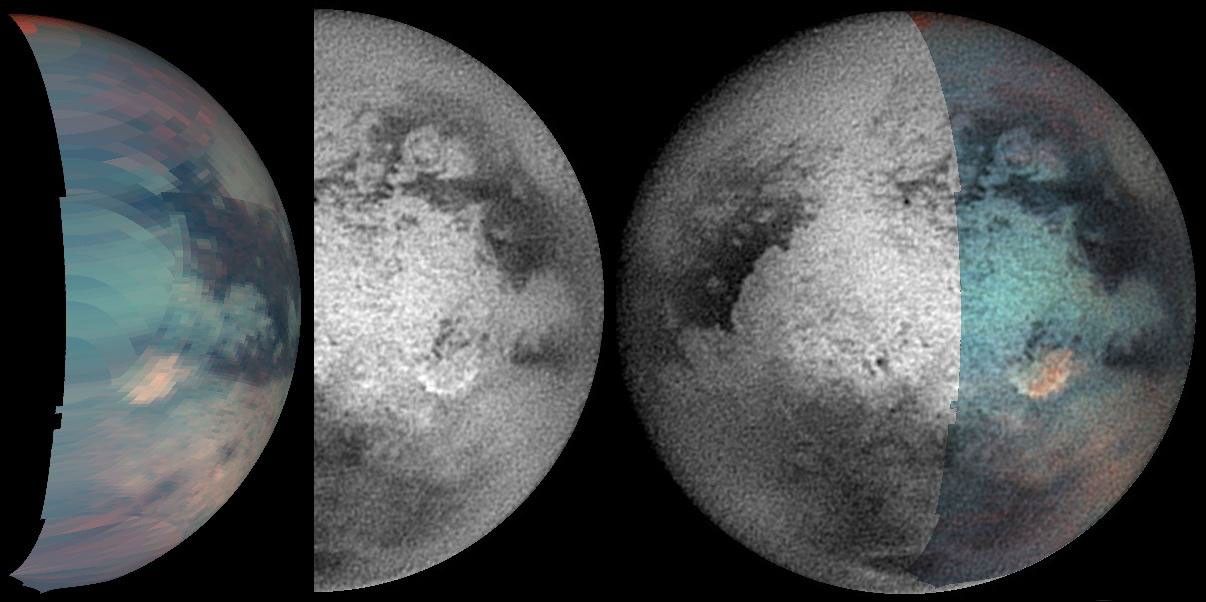 Infrared-bright spot discovered on Titan is the type of enigmatic feature that is best investigated by putting together many different types of information as possible. NASA's Cassini varied array of scientific instruments is equal to the task.
