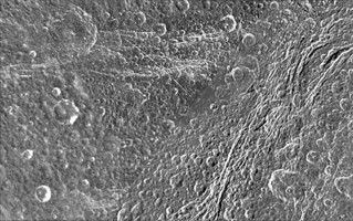 Click here for larger version of PIA08418 Unlabeled Eurotas Chasmata Terrain Section