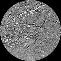 Click here for larger version of PIA08418 Unlabeled Aufidus Catena Terrain Section