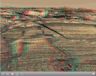 Click on the image for 'Burns Cliff' in Color Stereo (QTVR)