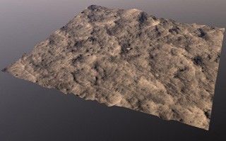 Click here for larger version of PIA09105 topographic perspective of landing site region