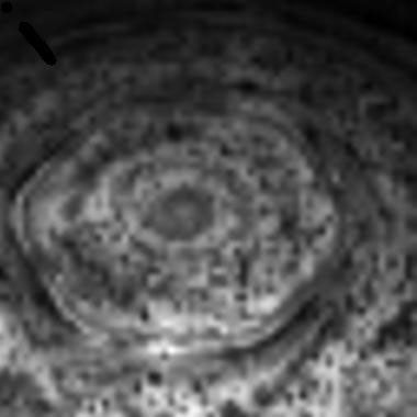 The depths of the north pole of Saturn taken by NASA's Cassini Orbiter reveals a dynamic, active planet lurking underneath the ubiquitous cover of upper-level hazes.