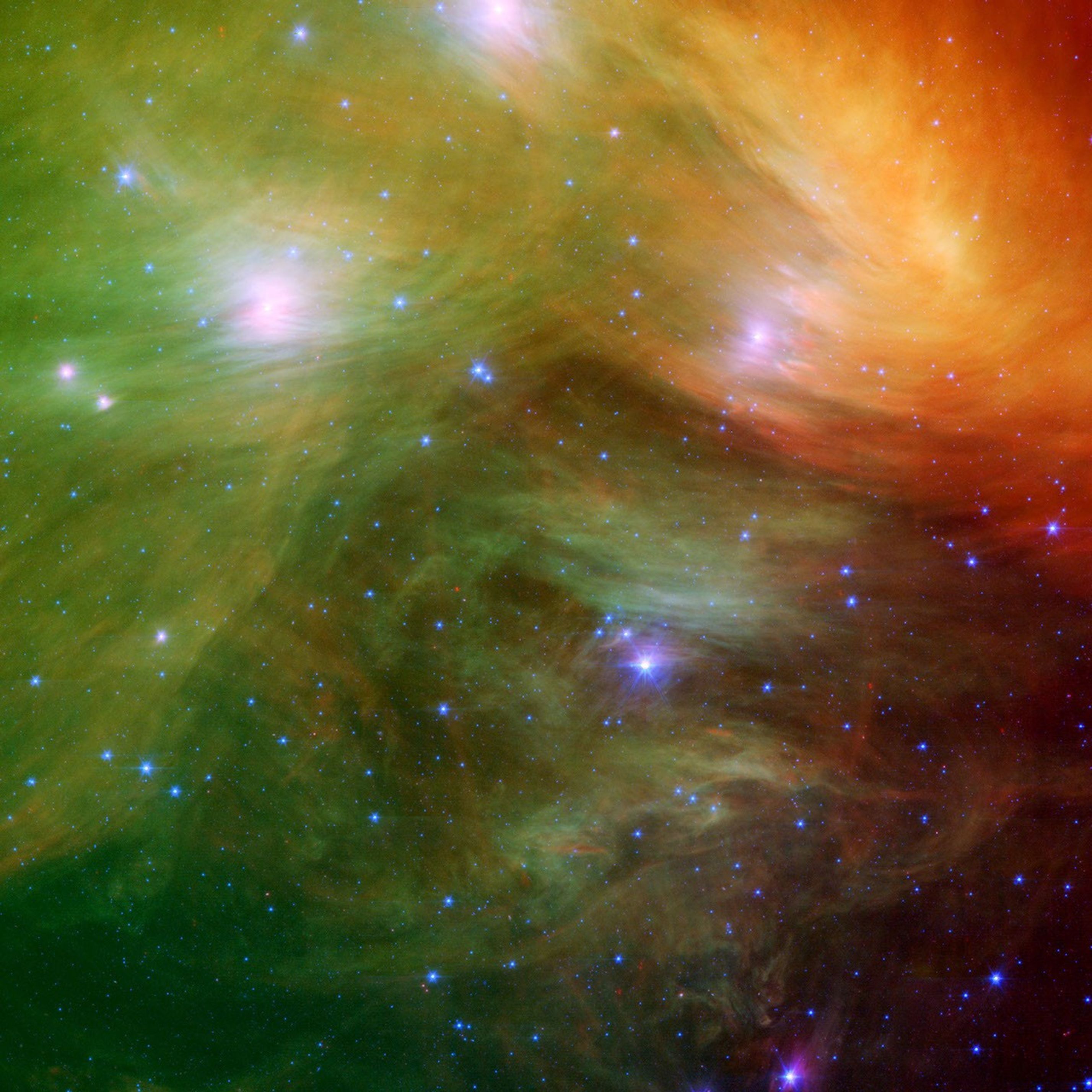 
			The Seven Sisters Pose for Spitzer - NASA Science			