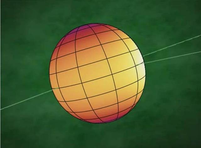This image shows the first-ever map of the surface of an exoplanet, or a planet beyond our solar system. Showing temperature variations across the cloudy tops of a gas giant called HD 189733b, the infrared data is taken by NASA's Spitzer Space Telescope.