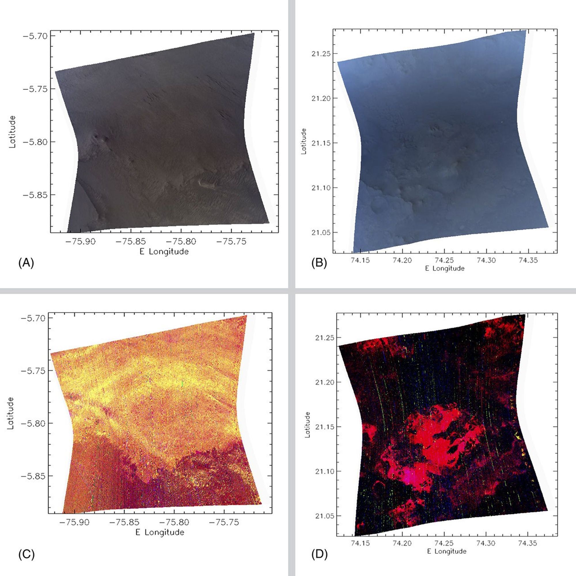 Spectrometer Images of Candidate Landing Sites for Next Mars Rover ...