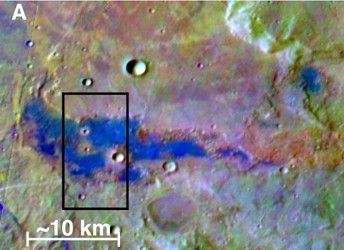 Click here for annotated version of PIA10247 Chloride Salt Deposit in Southern Highlands of Mars