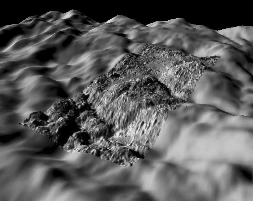 During its July 2005 flyby of Enceladus, NASA's Cassini spacecraft acquired one very high-resolution image of the geologically young and active south polar region. This is our highest resolution view of Enceladus.