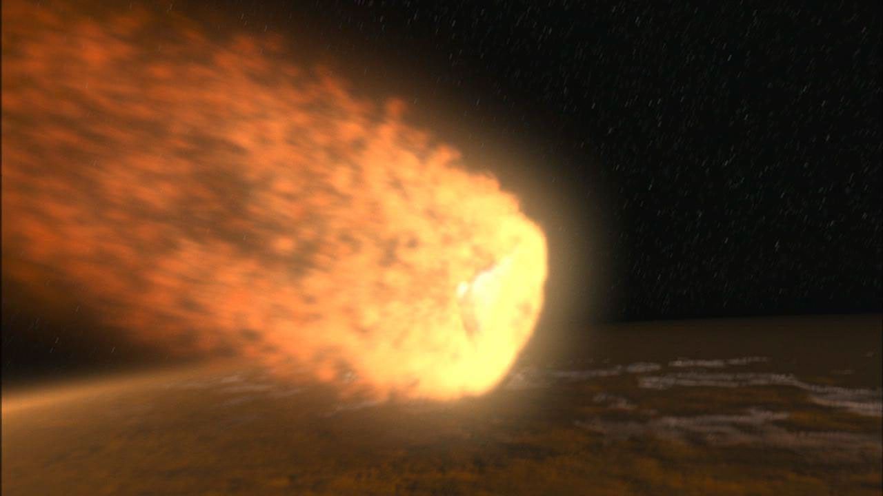 NASA's Phoenix Mars Lander will enter the Martian atmosphere at hypersonic speeds.