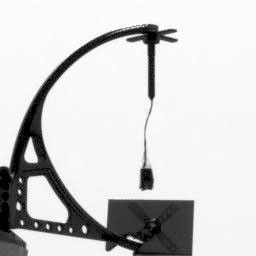 This image taken by the Stereo Surface Imager aboard NASA's Phoenix Mars Lander focuses on items on the deck rather than the workspace or horizon on Sol 9.