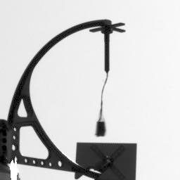 This image taken by the Stereo Surface Imager aboard NASA's Phoenix Mars Lander focuses on items on the deck rather than the workspace or horizon on Sol 9.