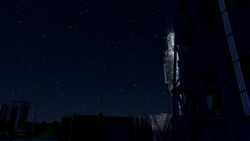 A camera view zooms in from NASA's Phoenix Mars Lander launch site all the way to Phoenix's Microscopy and Electrochemistry and Conductivity Analyzer (MECA) aboard the spacecraft on the Martian surface.
