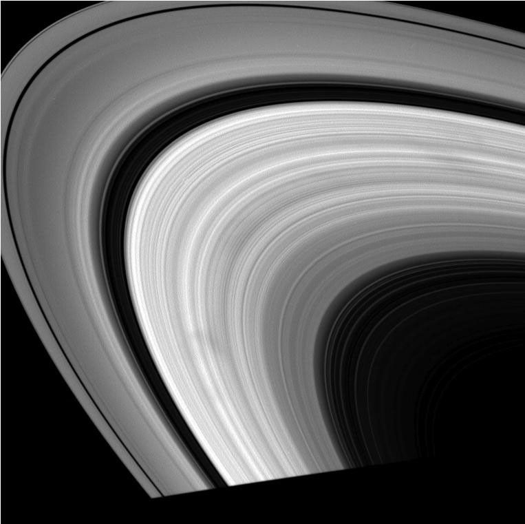 Dark spokes dance around Saturn's B ring in this series of movies comprised of images taken NASA's Cassini spacecraft's wide-angle camera.