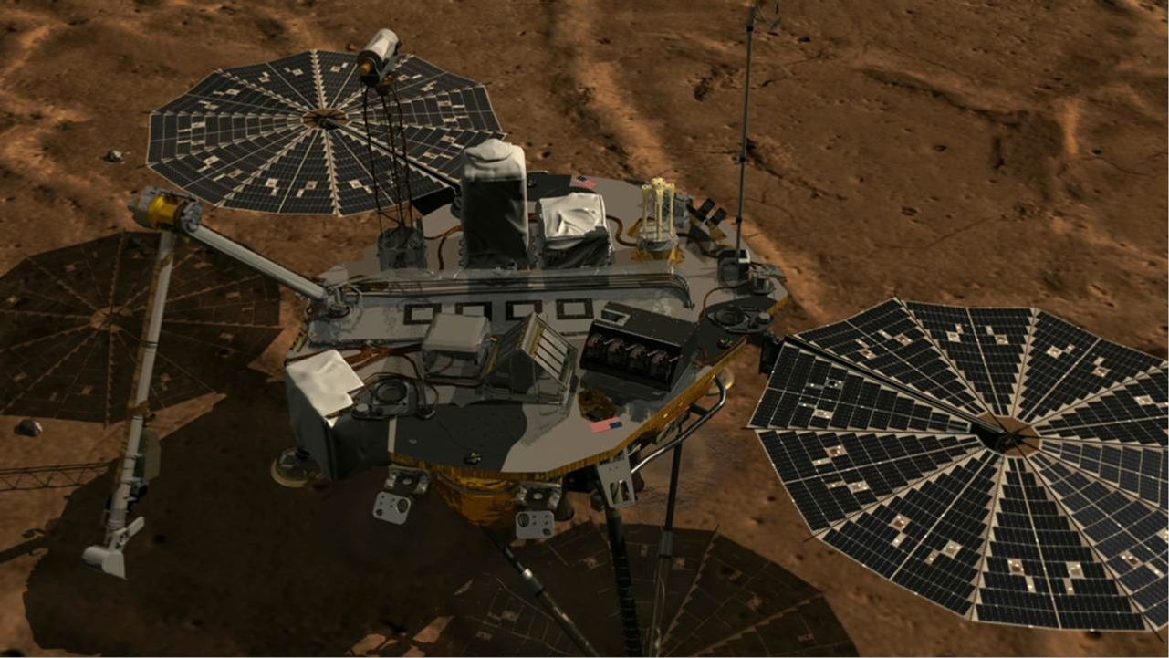 This frame from an animation shows a zoom into the Mars Descent Imager (MARDI) instrument onboard NASA's Phoenix Mars Lander. The Phoenix team will soon attempt to use a microphone on the MARDI instrument to capture sounds of Mars.