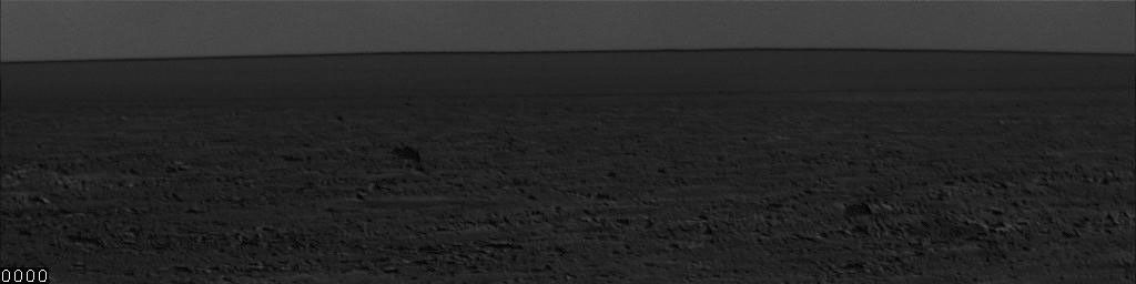 This frame from an animation shows the movement of several dust storms near NASA's Phoenix Mars Lander. These images were taken by the lander's Surface Stereo Imager (SSI) on the 137th Martian day, or sol, of the mission (Oct. 13, 2008).