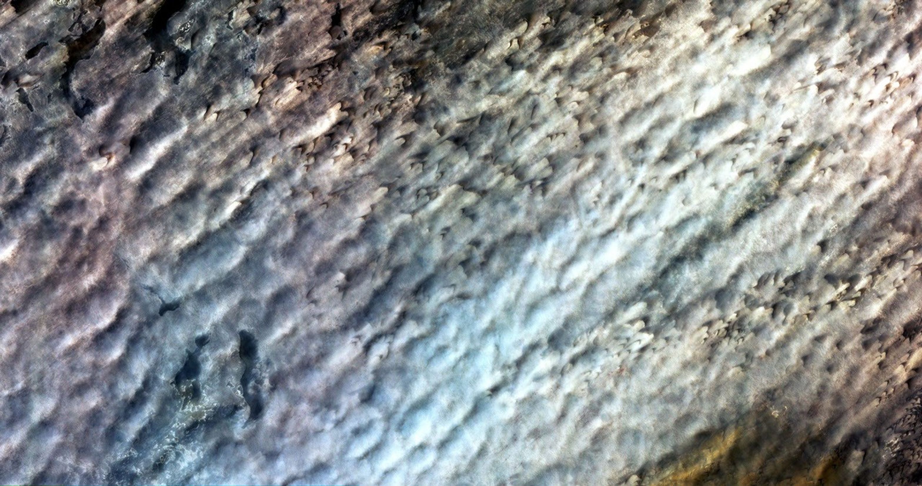 NASA's Terra spacecraft monitored the migration of sand dunes in the Bodele depression of northern Chad from at various times from one month to 6.5 years