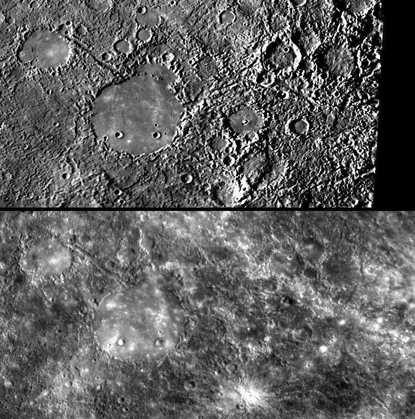 The area on the opposite side of Mercury from the large Caloris impact basin is home to uncommonly bumpy and grooved terrain.