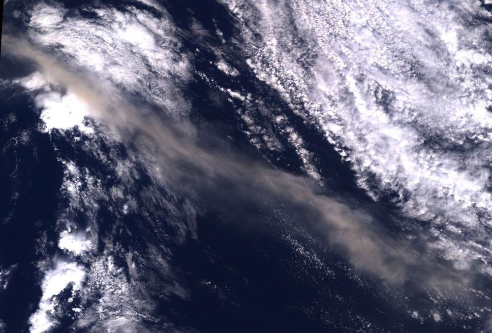 Ash from Iceland's Eyjafjallajökull volcano, viewed here in imagery from NASA's Terra spacecraft on May 16, 2010, once again disrupted air traffic over Europe with the closure of major airports in the United Kingdom and the Netherlands.