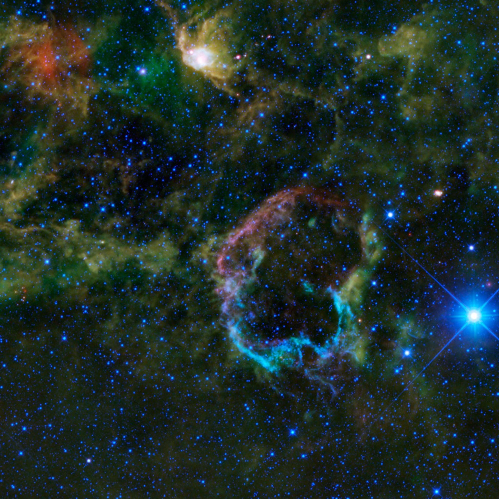 An Explosion of Infrared Color - NASA Science