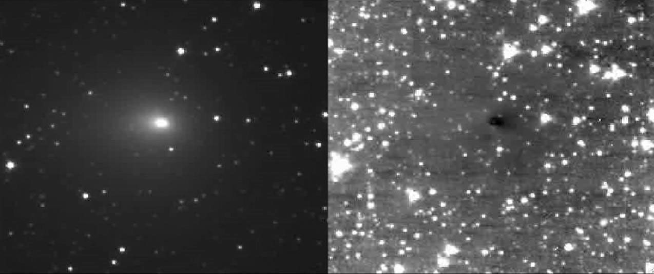 NASA's Deep Impact spacecraft's High- and Medium-Resolution Imagers (HRI and MRI) captured multiple jets emanating from comet Hartley 2 turning on and off while the spacecraft is 8 million kilometers (5 million miles) away from the comet.