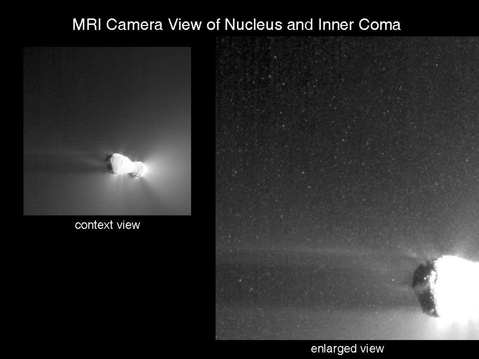 
			Views of Hartley 2 Nucleus and Inner Coma - NASA Science			