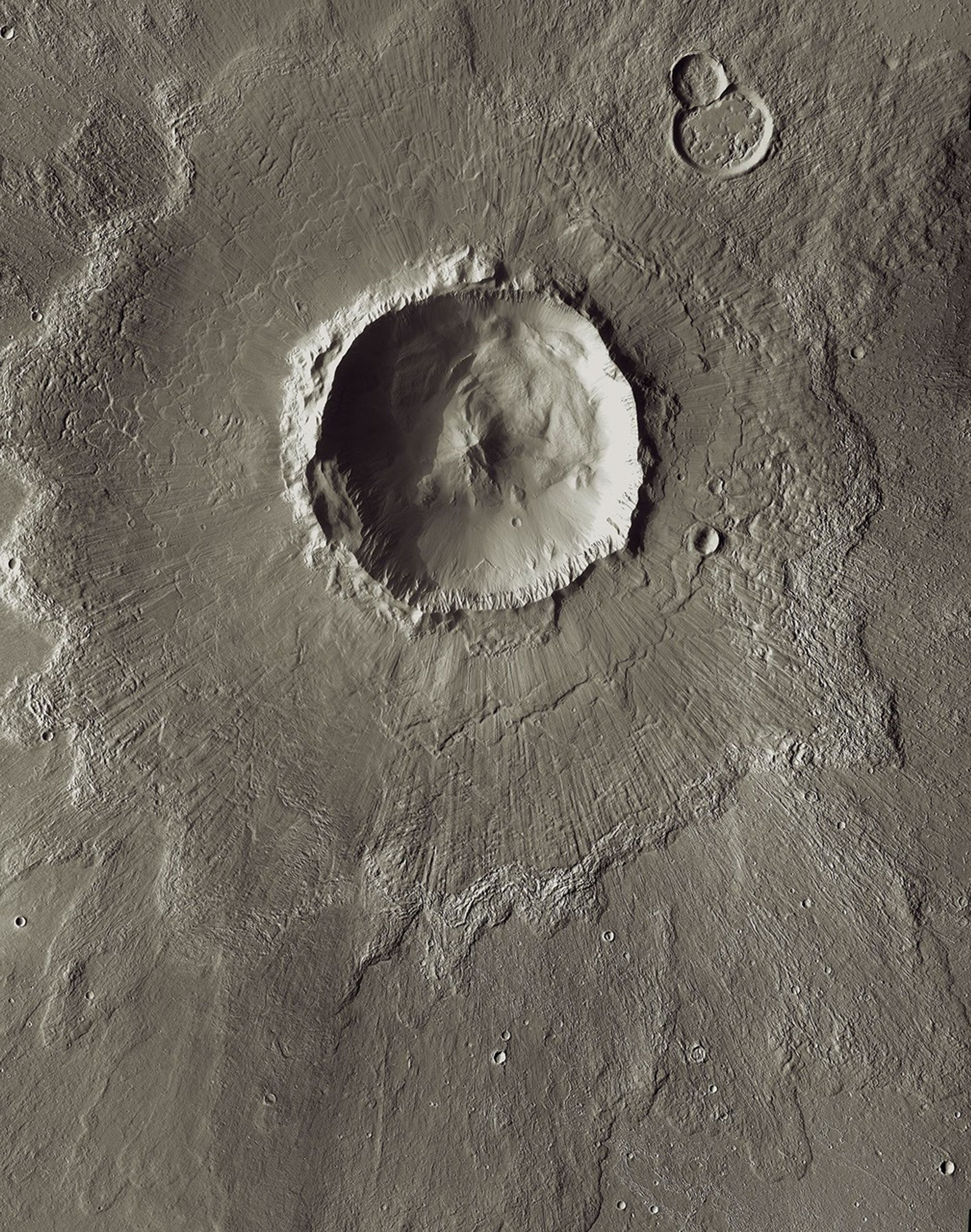 Mars Odyssey All Stars: Bacolor Crater - NASA Science