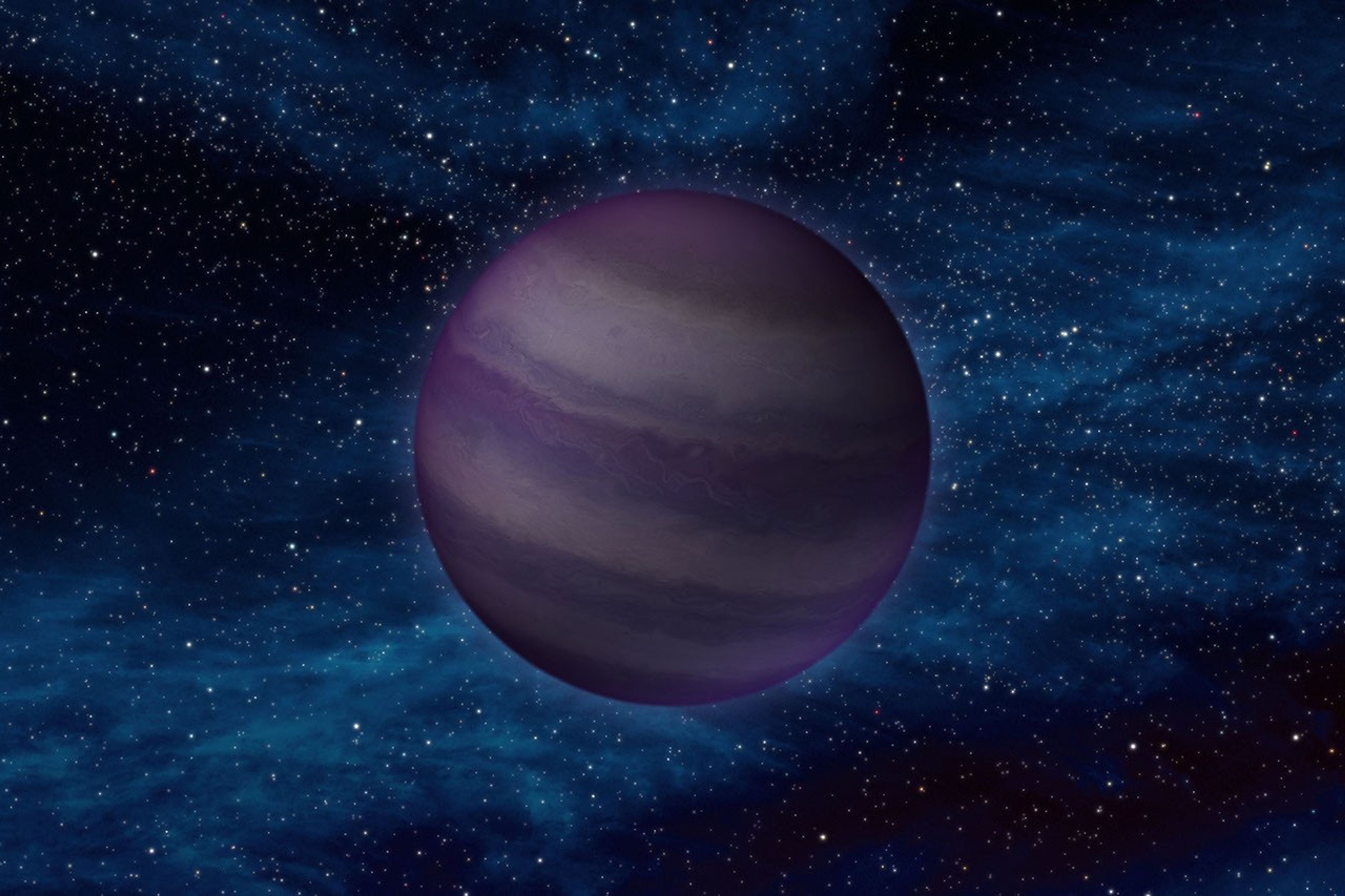 This artist's conception illustrates what a 'Y dwarf' might look like. Y dwarfs are the coldest star-like bodies known, with temperatures that can be even cooler than the human body.