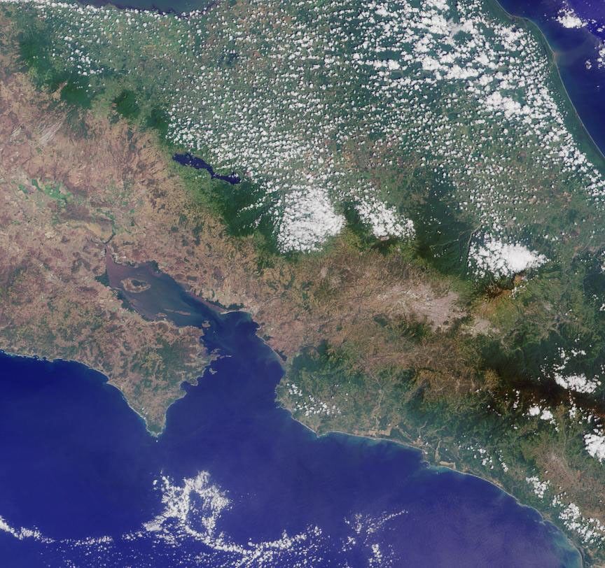 This image was acquired by the Multi-angle Imaging SpectroRadiometer instrument aboard NASA's Terra spacecraft. This image is from the MISR Where on Earth...? Mystery Quiz #26.