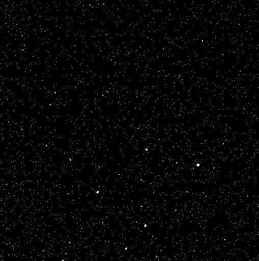 This image is a 'star cal' frame collected about a month before NASA's MESSENGER's first flyby of Venus.