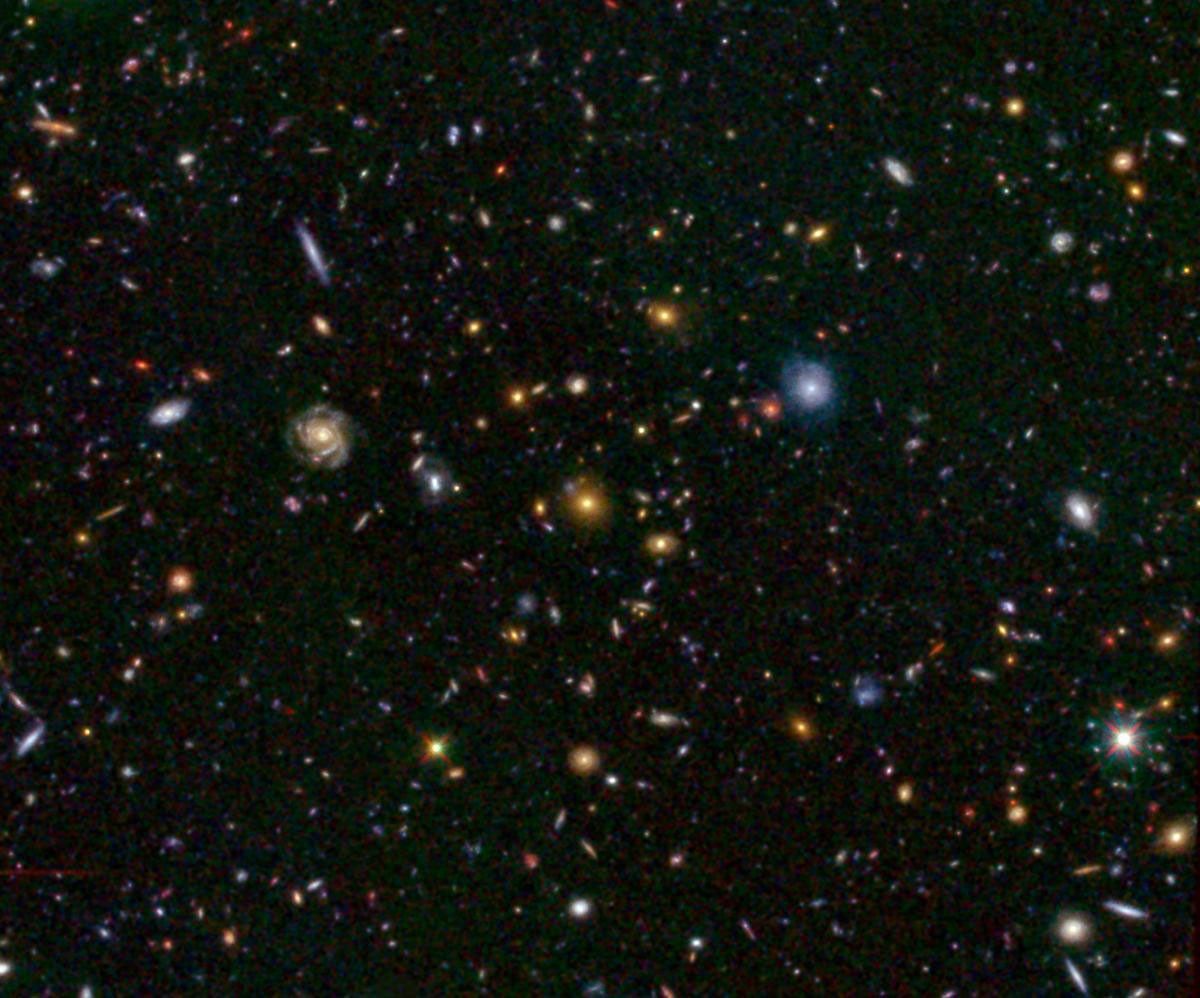 Distant Galaxy Bursts with Stars - NASA Science