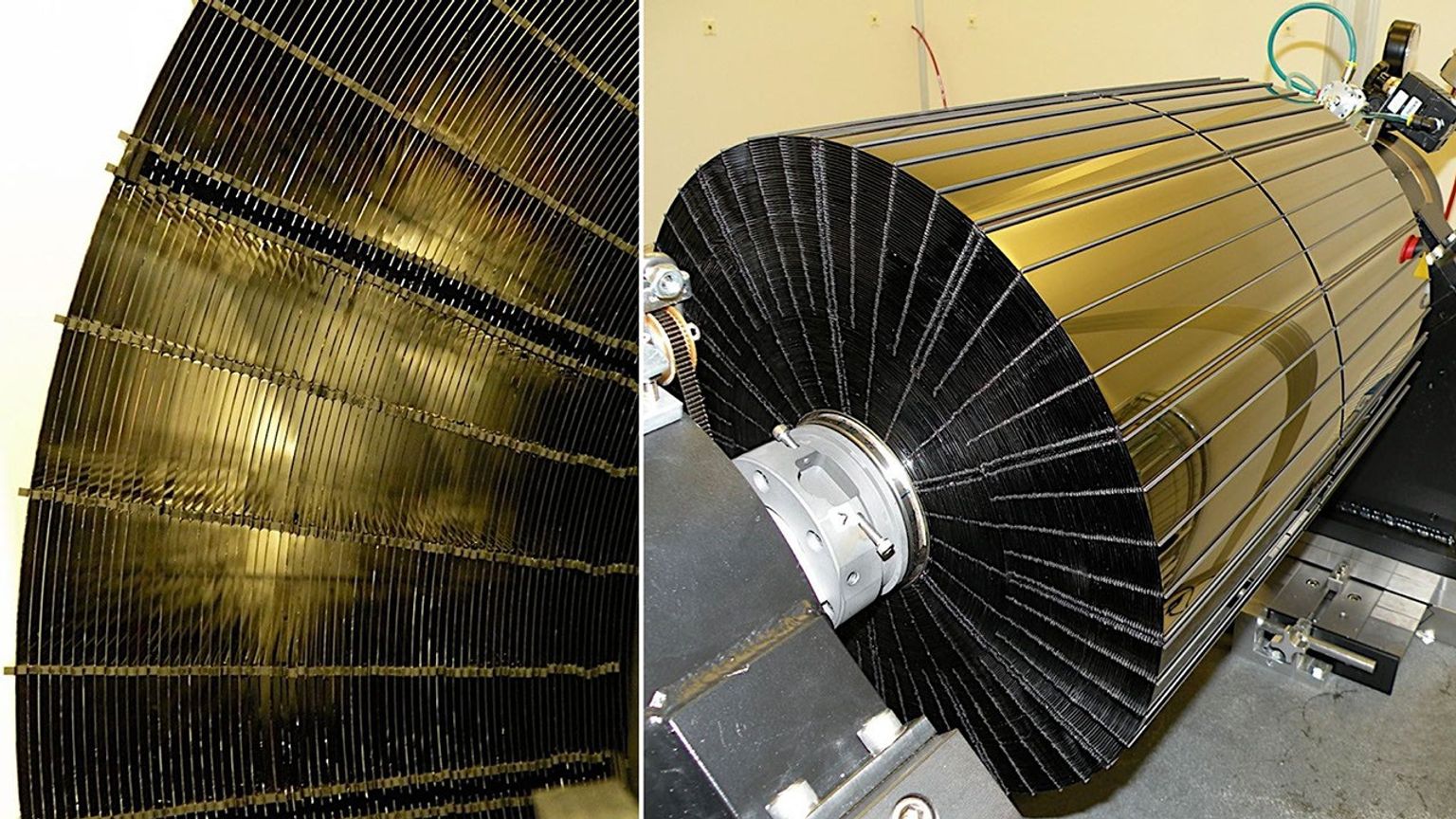 NASA's Nuclear Spectroscopic Telescope Array, or NuSTAR, has a complex set of mirrors, or optics, that will help it see high-energy X-ray light in greater detail than ever before.