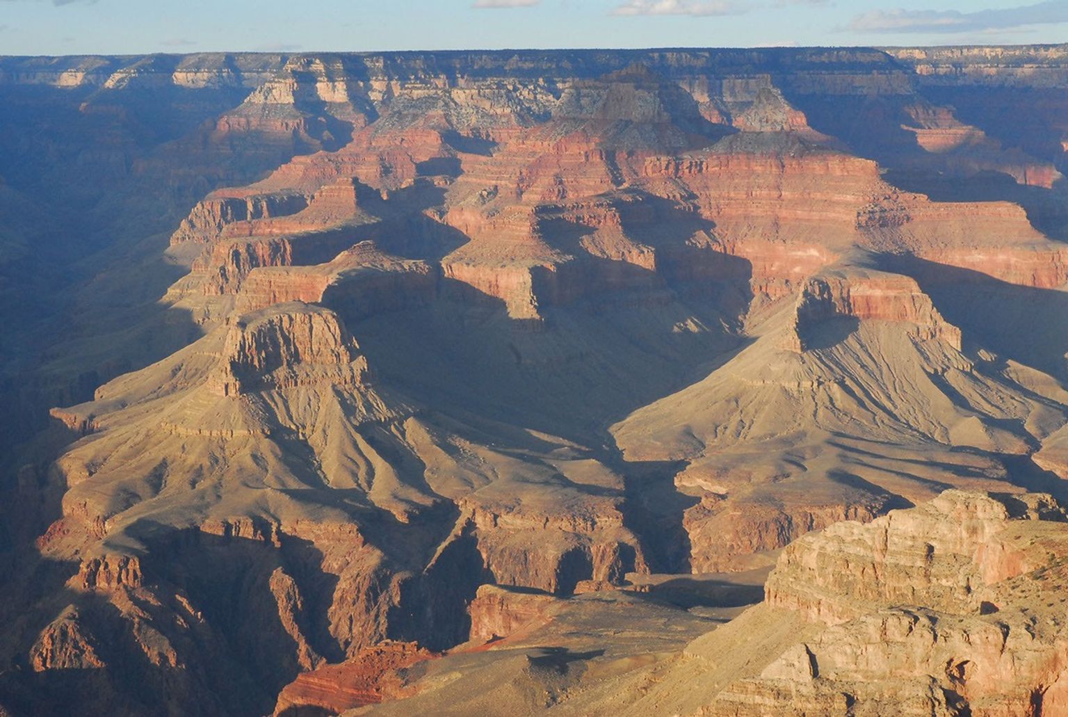 Before NASA's Curiosity rover landed on Mars, the strata exposed in Mount Sharp were compared to those in the Grand Canyon of the western United States, shown here. Scientists are surprised by just how close the similarities are.