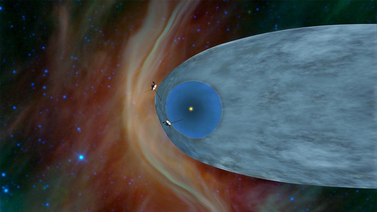 
			One Voyager Out, One Voyager In (Artist Concept) - NASA Science			
