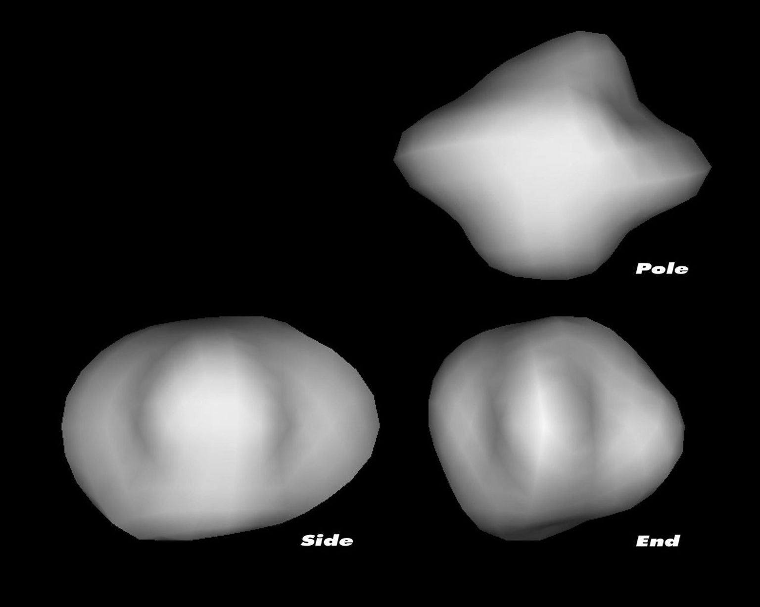 NASA's Hubble measured the size, shape and rotational period of the Rosetta mission's backup target, comet 67P/Churyumov-Gerasimenko (67P/C-G).
