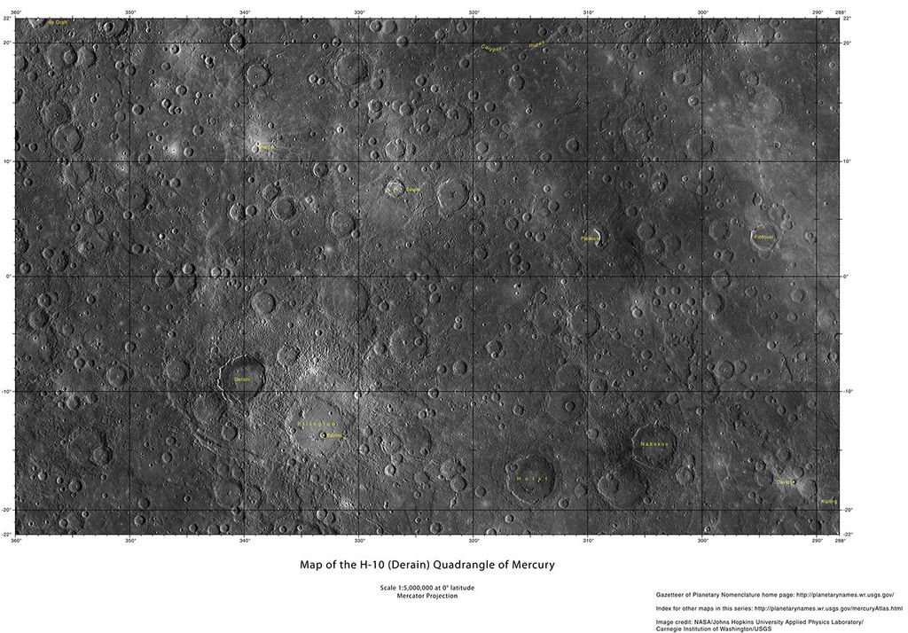 
			New Maps of Mercury! - NASA Science			