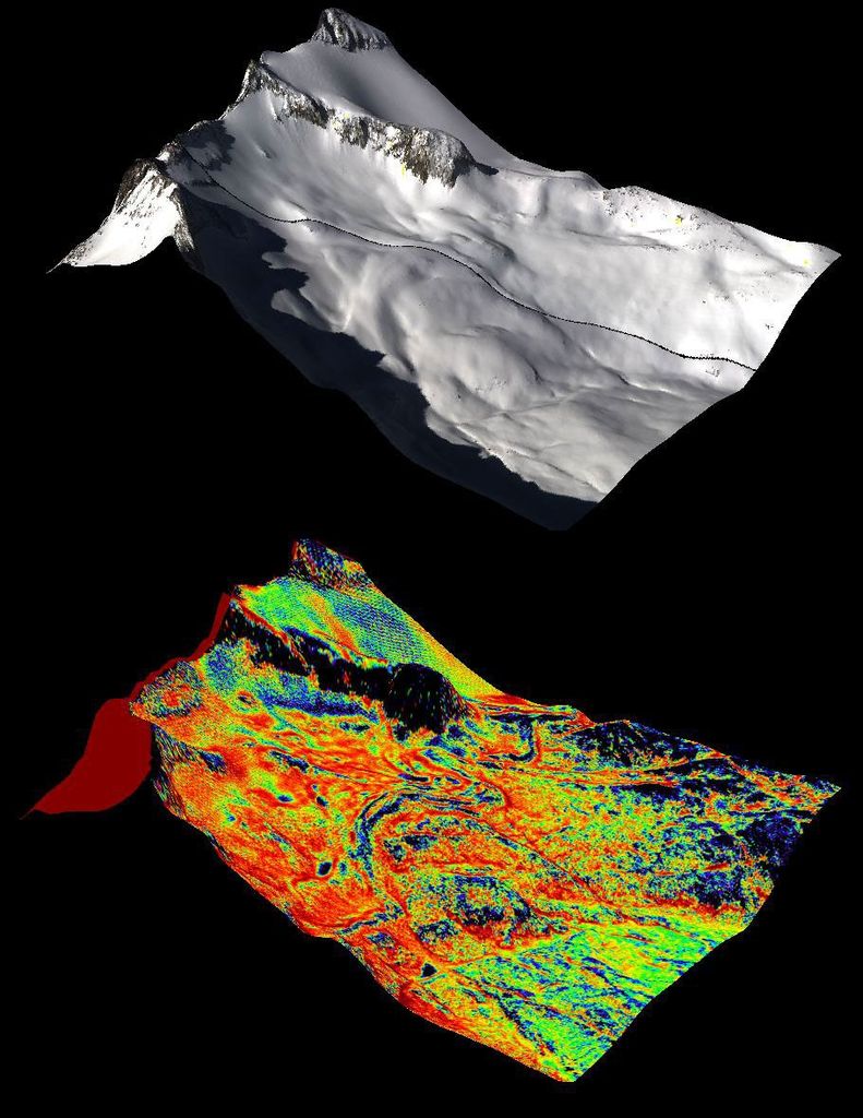 
			Snow Depth Depicted on Mt. Lyell by NASA's Airborne Snow Observatory - NASA Science			