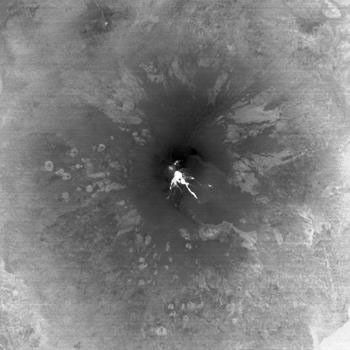 This image acquired by NASA's Terra spacecraft is of Mount Etna, on the Italian island of Sicily, Europe's most active volcano, where its latest series of eruptions has continued for weeks.