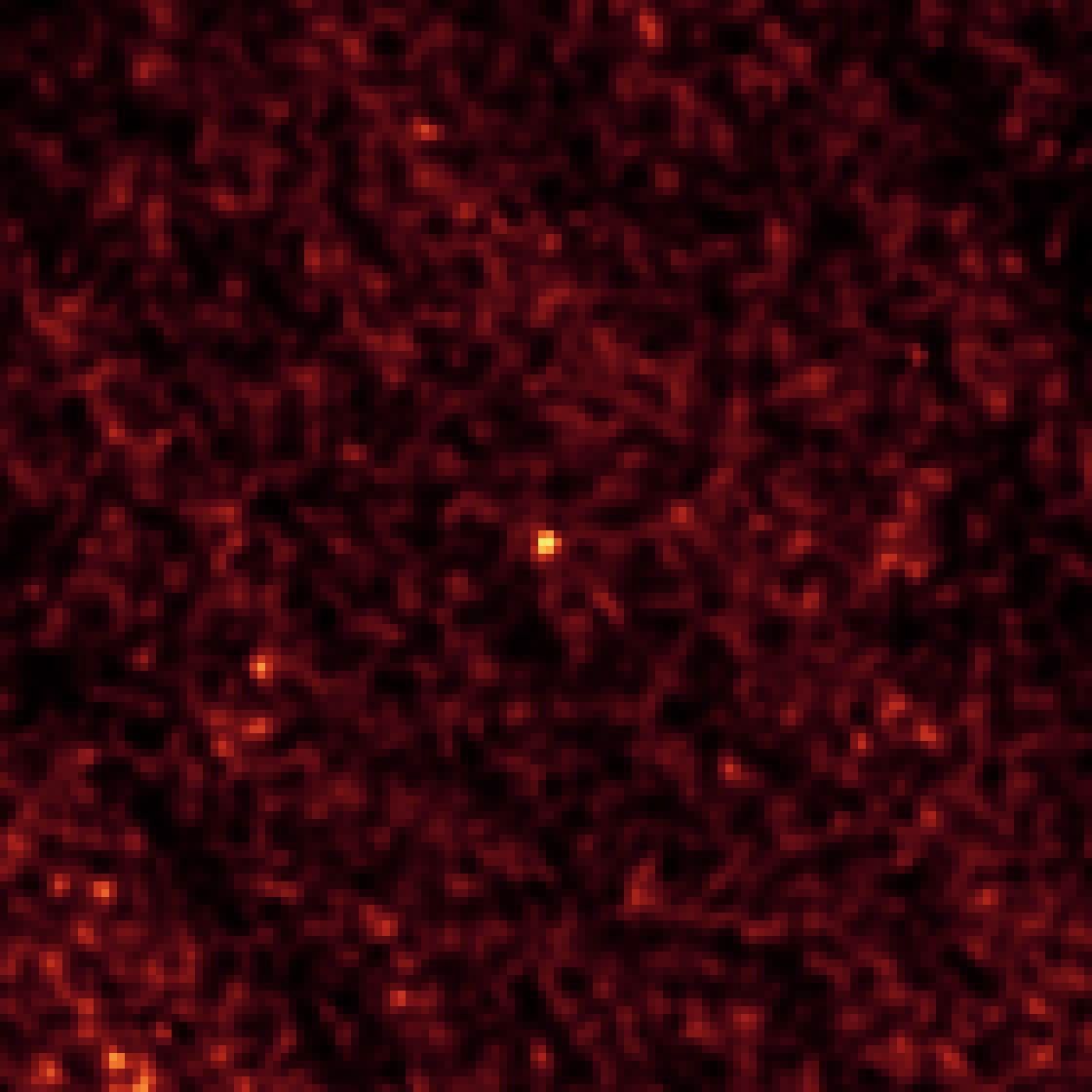 This image of asteroid 2011 MD was taken by NASA's Spitzer Space Telescope in Feb. 2014, over a period of 20 hours.