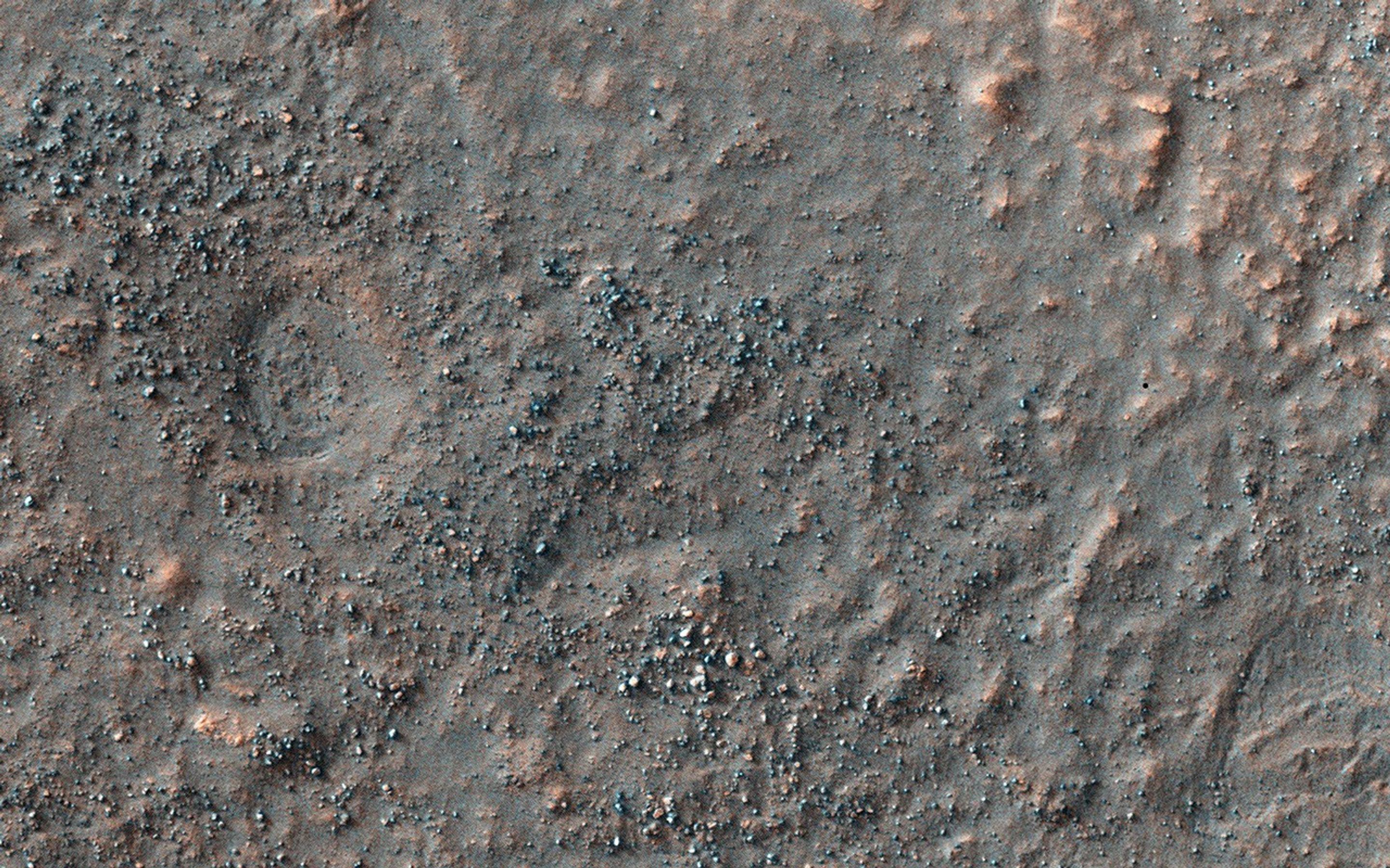 NASA's Mars Reconnaissance Orbiter acquired this image to aid in the search for the missing lander, Mars 2. If the debris field is found, it could serve as a future landing location to study the effects of crash landing on the Martian surface.
