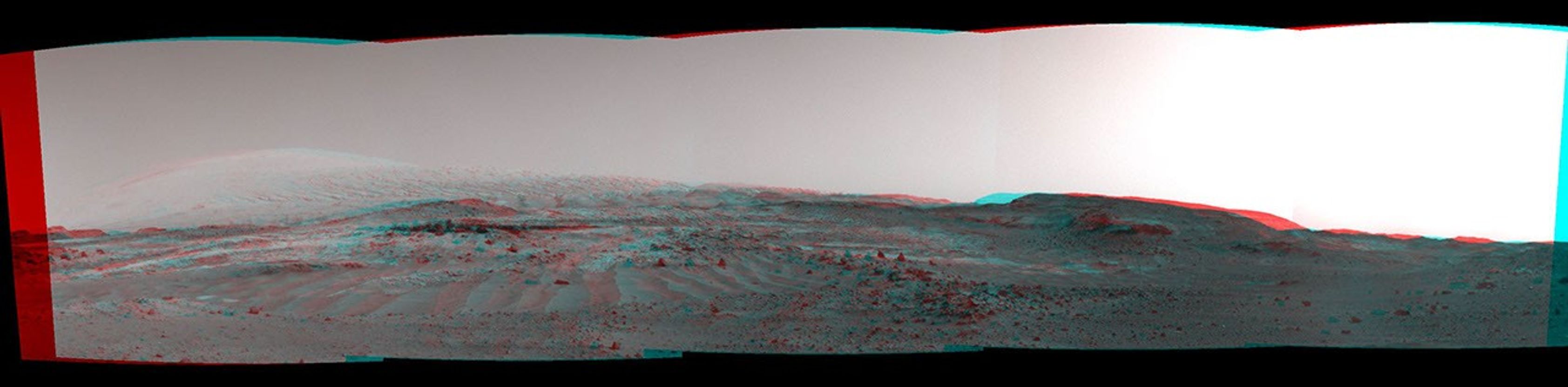 NASA's Curiosity Mars rover used its Navigation Camera (Navcam) to capture this view on April 11, 2015, during the 952nd Martian day, or sol of the rover's work on Mars.