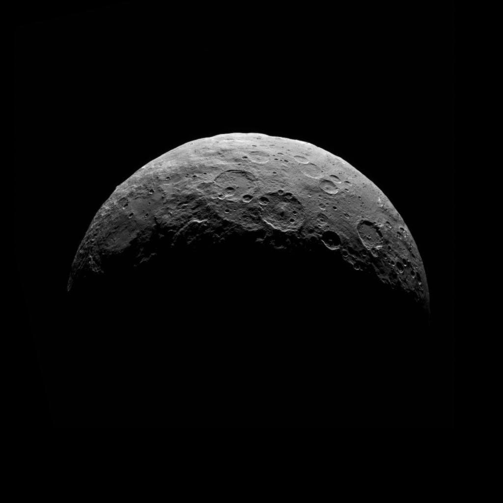 This image of Ceres is part of a sequence taken by NASA's Dawn spacecraft April 24 to 26, 2015, from a distance of 8,500 miles (13,500 kilometers).
