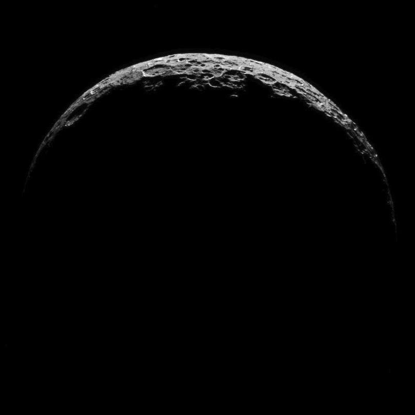 This image of Ceres is part of a sequence taken by NASA's Dawn spacecraft on April 29, 2015, from a distance of 8,400 miles (13,600 kilometers).