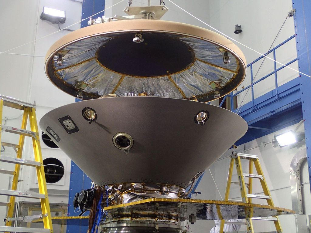 
			InSight Aeroshell Coming Together - NASA Science			