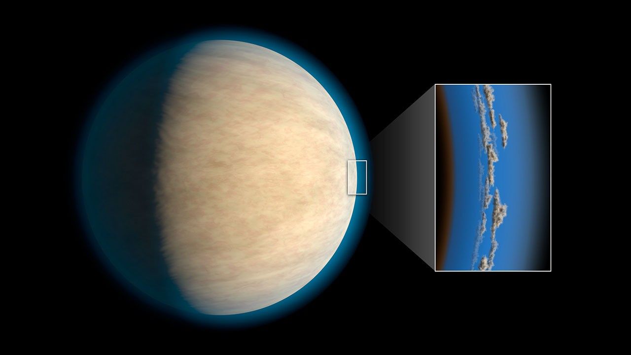 Hot Jupiter with Hidden Water (Artist Concept) - NASA Science